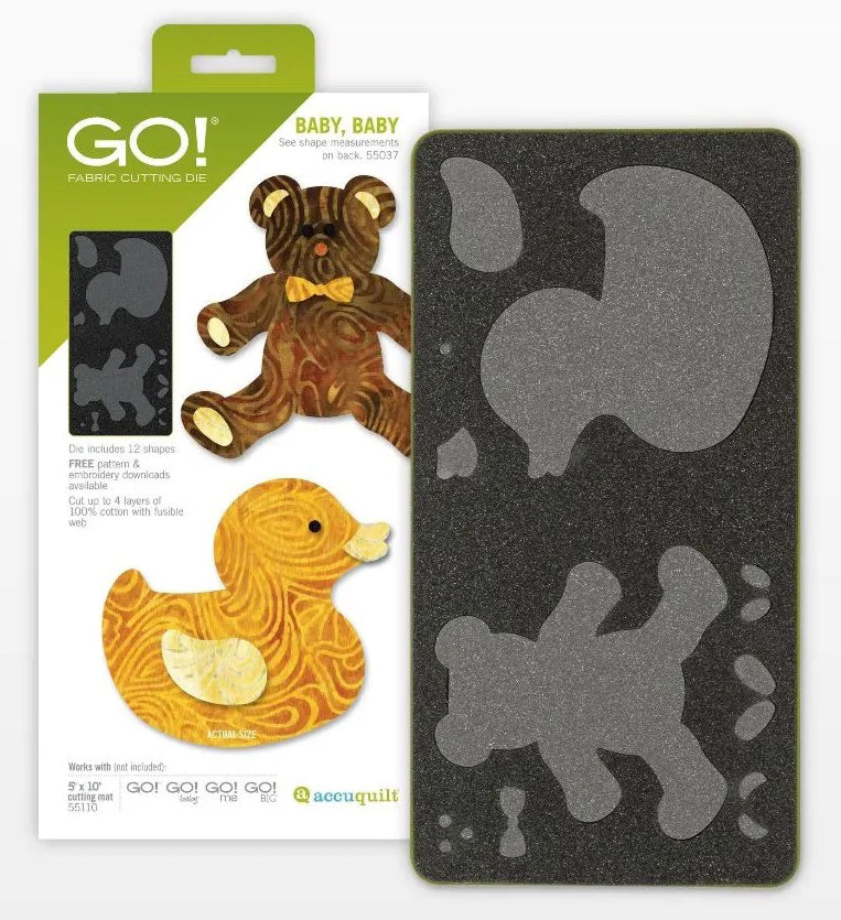 Accuquilt GO! Die 55037 Baby, Baby