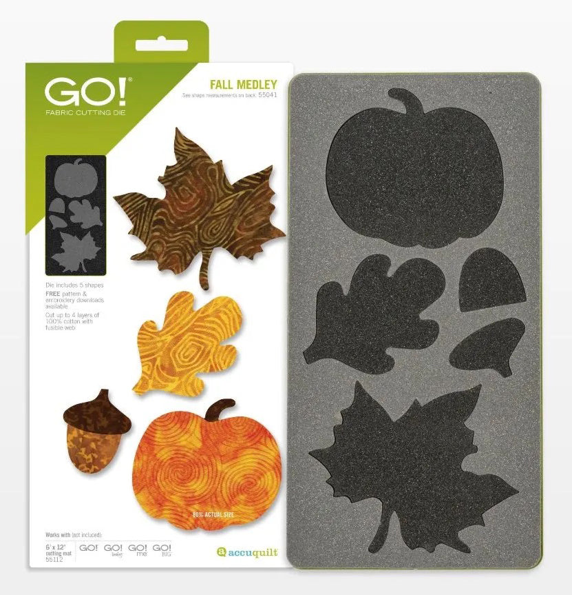 Accuquilt GO! Die 55041 Fall Medley