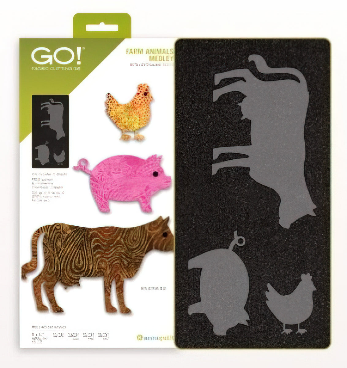 Accuquilt 55215 GO! Farm Animals Medley Die