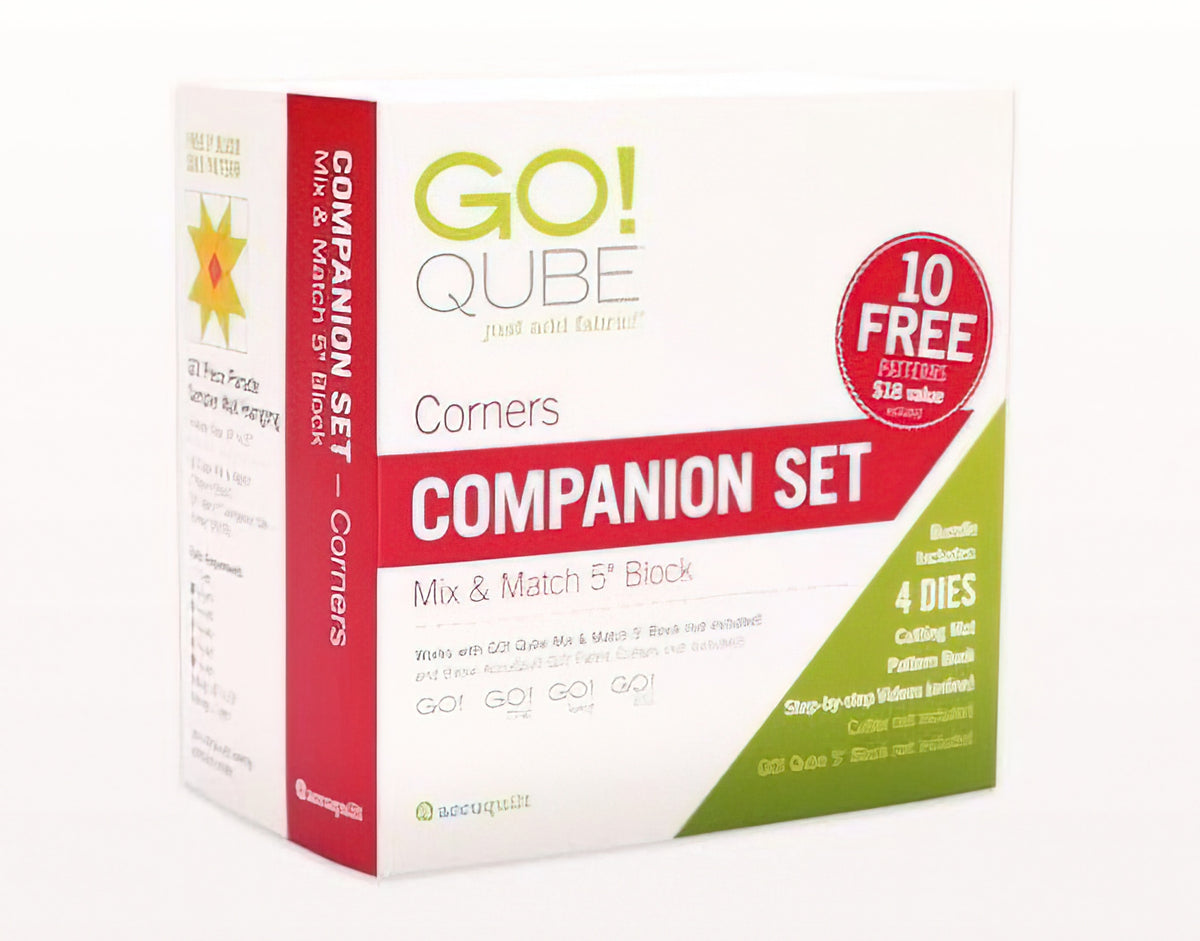 Accuquilt 55576 GO! Qube 5 Inch Companion Set - Corners