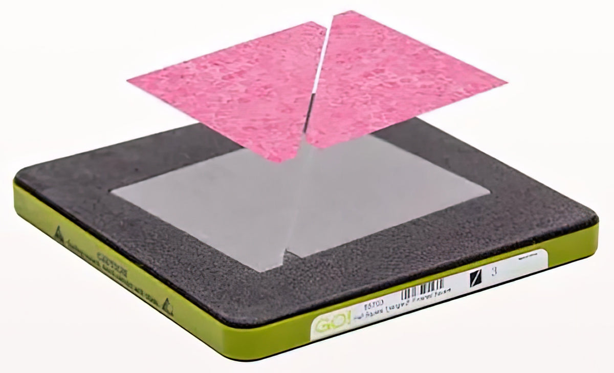 Accuquilt 55703 GO! Half Square Triangle 3 inch Finished Square Die