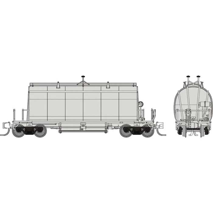 Long Barrel Ore Hopper - Ready to Run -- Undecorated