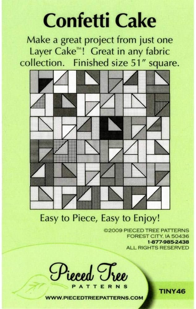 Confetti Cake - Tiny 46 Pieced Tree Patterns