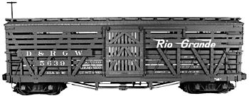 30' Stock Car - Kit -- Denver & Rio Grande Western
