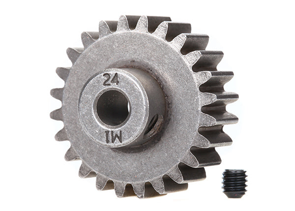 Traxxas Gear, 24-T Pinion (1.0 metric pitch) (fits 5mm shaft) (6496X)