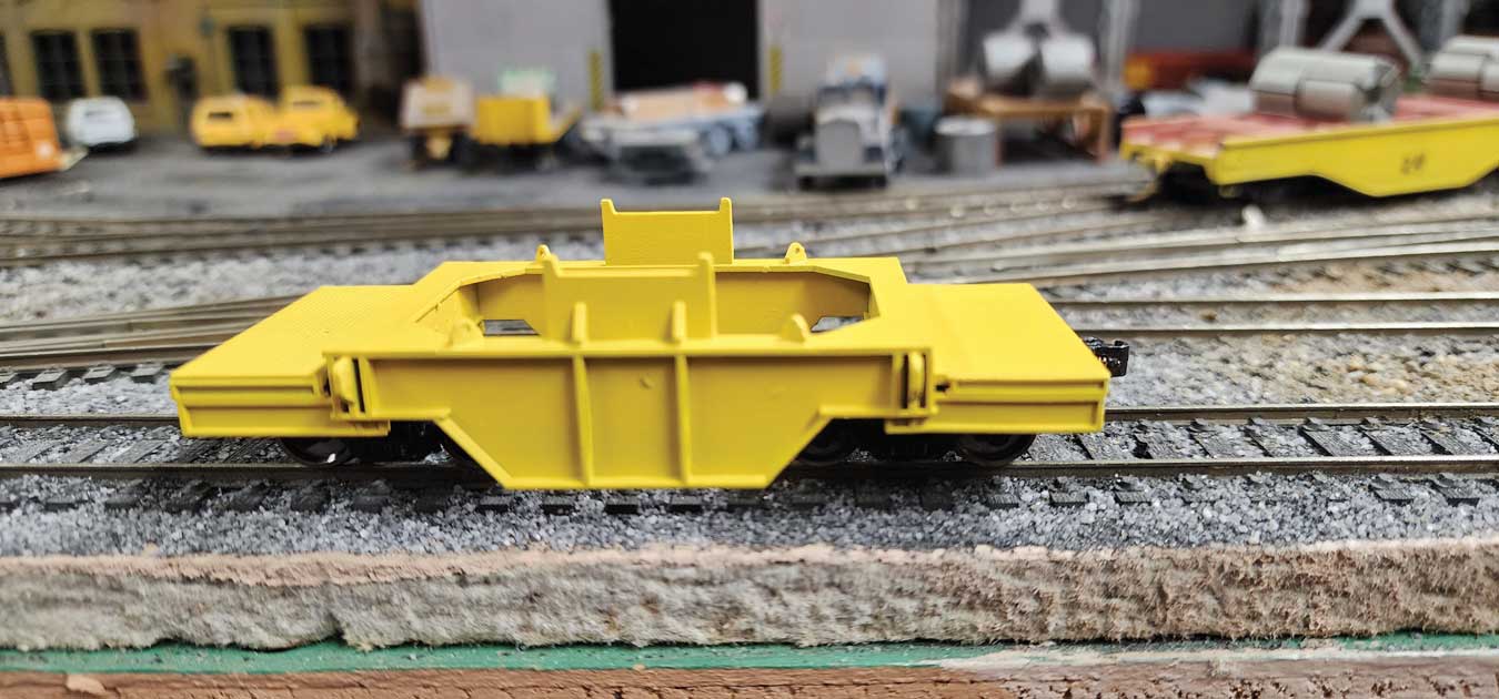 Steel Mill Ladle Buffer Car - Kit -- With Trucks, Kadee Couplers, Metal Wheels (undecorated)