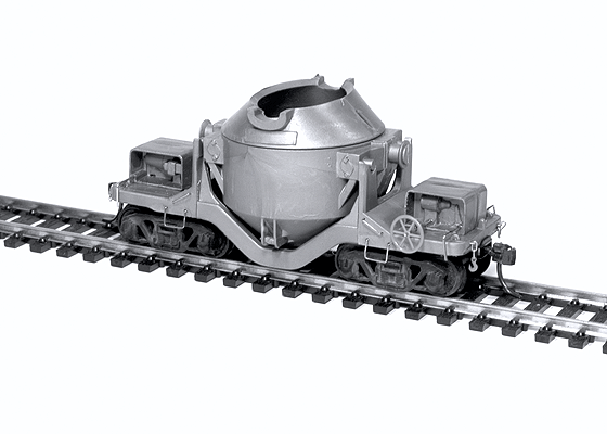 Pollack 75-Ton Hot Metal Car - Kit -- Undecorated