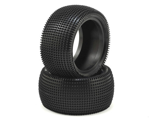 Schumacher 6838 Cactus 2.2" Rear 1/10 Buggy Carpet Tire (2) (Yellow)