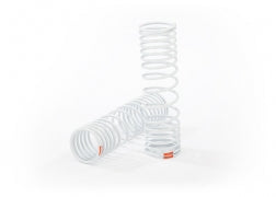 Traxxas TRA6865 Springs, rear (progressive, -20% rate, orange) (2)