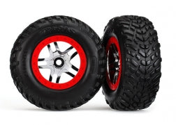 Traxxas TRA6891 Tires & wheels, assembled, glued (SCT Split-Spoke