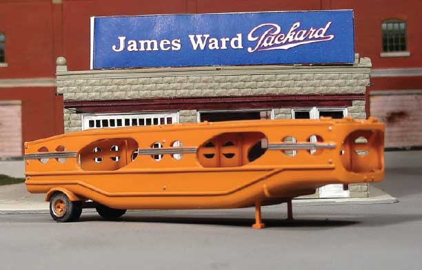 1940s Mechanical Handling Systems MHS Auto Carrier Trailer - Resin Kit -- Unpainted