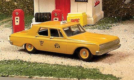 1964 Plymouth Savoy Taxi - Resin Kit -- Undecorated