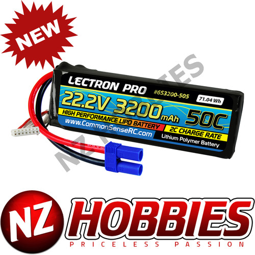 Lectron Pro 22.2V 3200mAh 50C w/ EC5 : EDF Jets & Large Airplanes