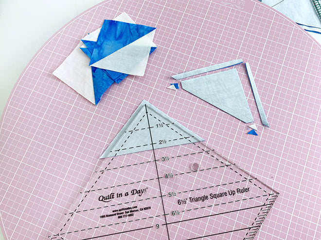 6 1/2Triangle Square Up Ruler by Quilt in a Day