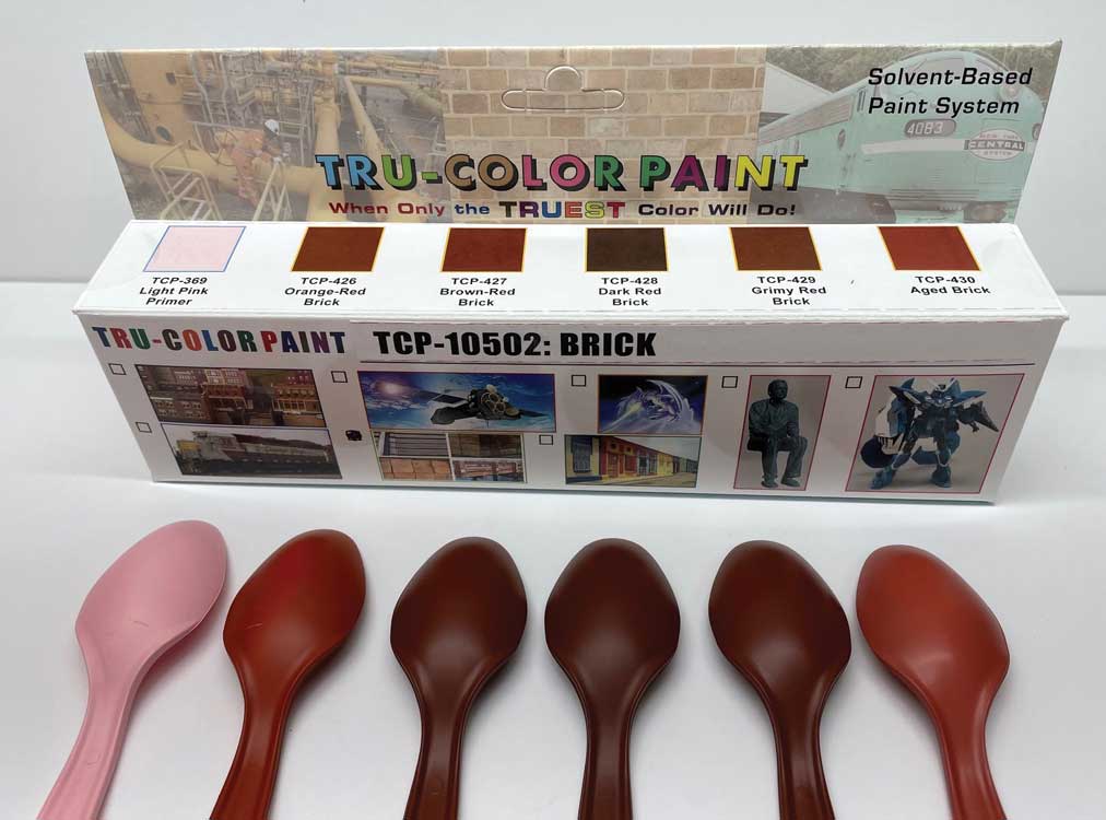 Brick Paint Set -- Includes Six Common Brick Colors: 1oz29.6mL Each