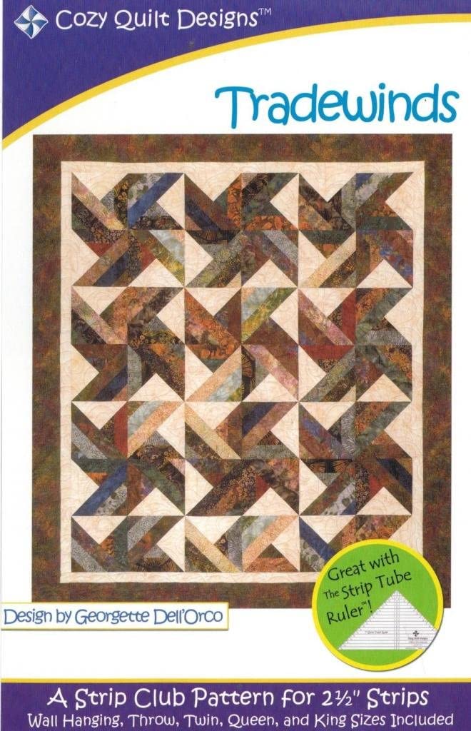 Cozy Strip Club - Tradewinds Quilt Pattern by Cozy Quilt Designs