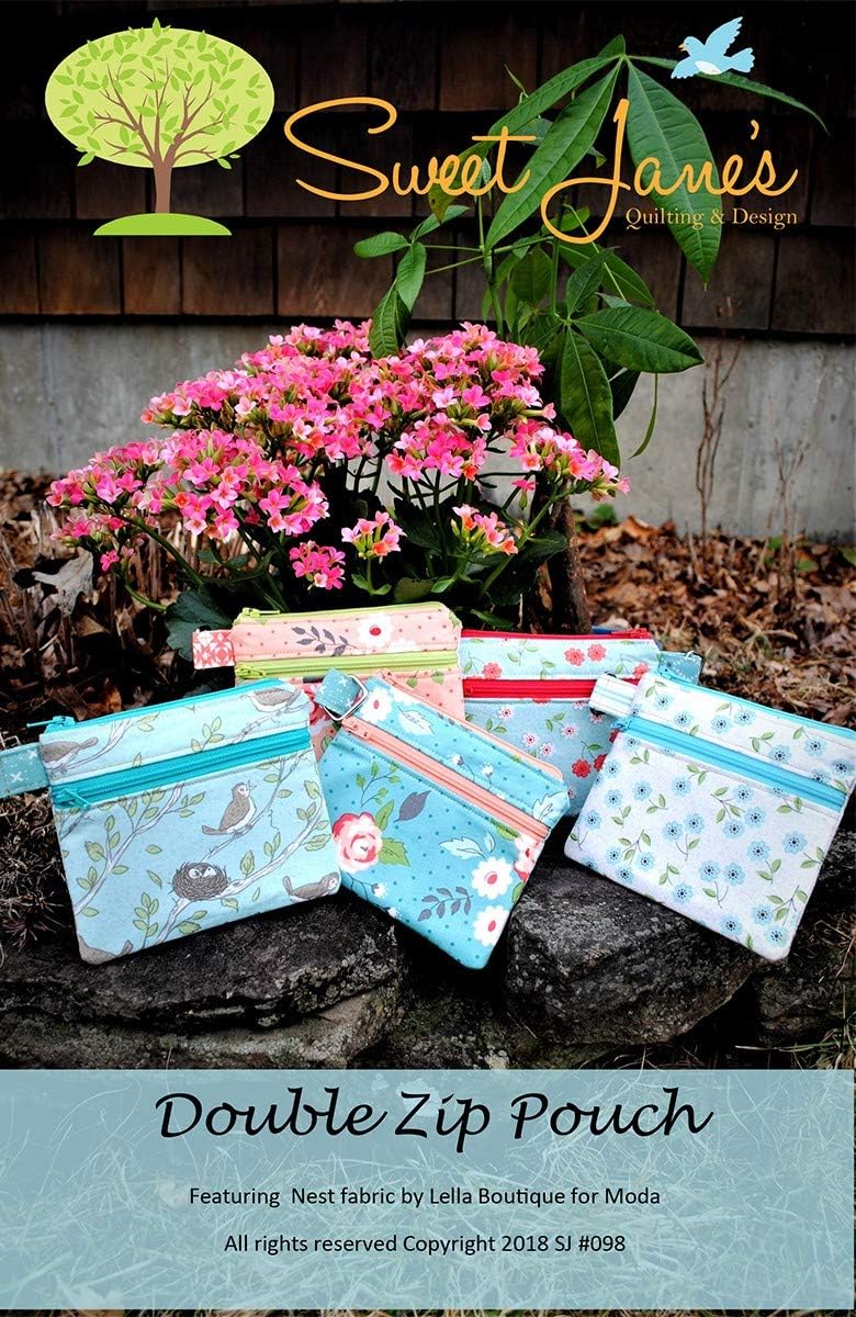 Double Zip Pouch by Sweet Janes Quilting & Design