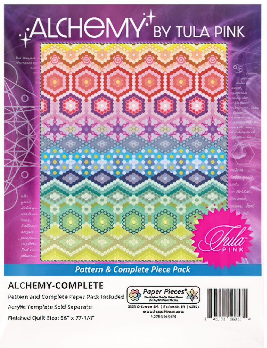 Alchemy Pattern and COMPLETE Paper Piece Pack by Tula Pink