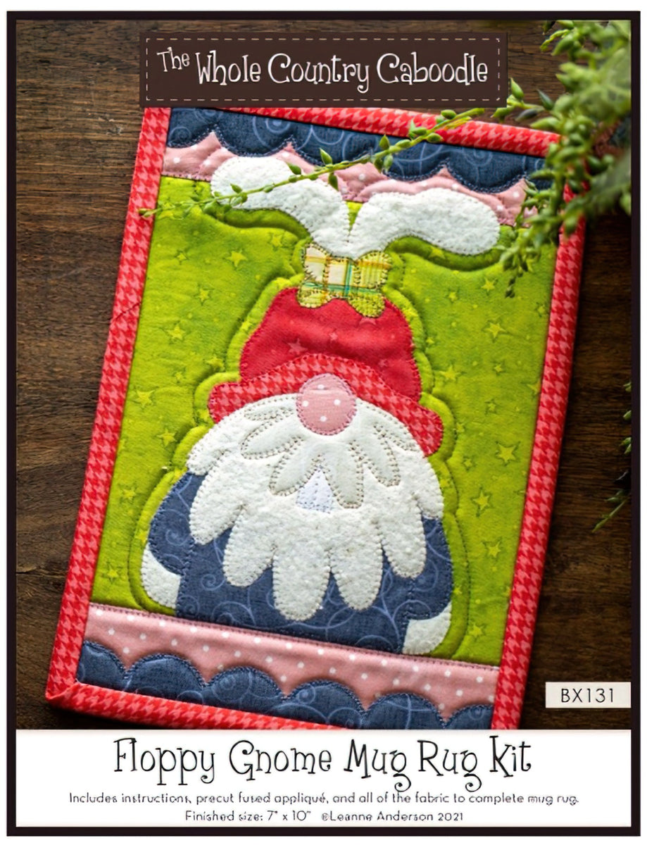 Floppy Gnome Mug Rug Kit by The Whole Country Caboodle
