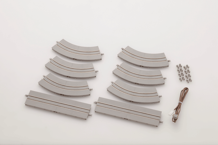 Trolley/Streetcar Track System -- Small Loop Set 4-1/2"11.4cm Radius