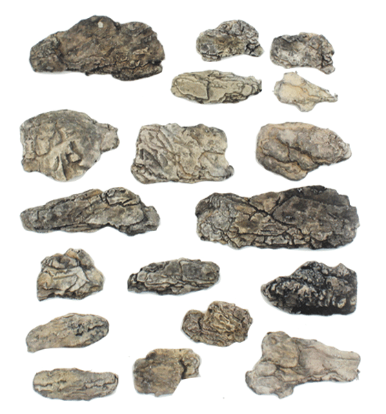 Surface Rocks - Ready Rocks -- 18 Pieces
