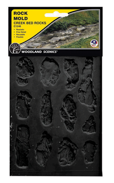 Creek Bed Rocks Rock Mold