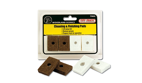 Cleaning & Finishing Replacement Pads - Tidy Track™ -- pkg(8)
