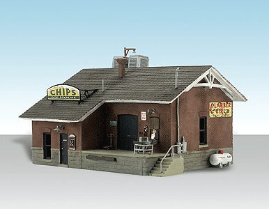 Chip's Ice House - Built-&-Ready Landmark Structures -- Assembled - 6-3/8 x 4-11/16"16.2 x 11.9cm
