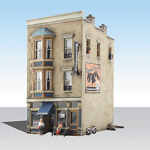 J.W. Cobbler - Built-&-Ready Landmark Structures -- Assembled - 2-31/32 x 4-5/16"7.5 x 10.9 cm