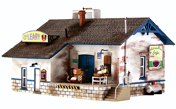 O'Leary Dairy Distribution Landmark Structures -- Kit - 6-3/8 x 4-11/16"16.1 x 11.9cm