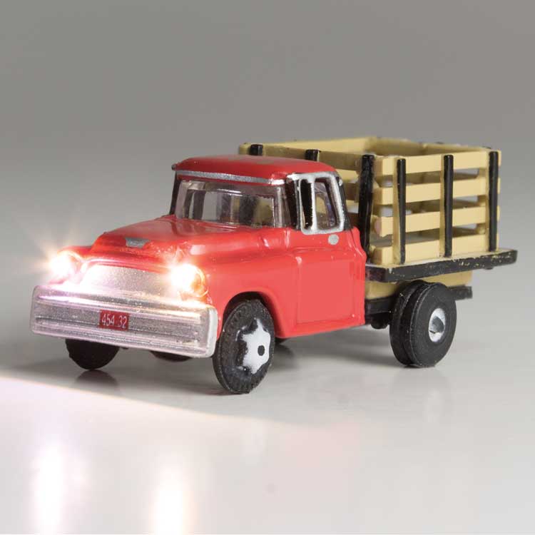 Just Plug Lighted Vehicle -- Heavy Hauler (red)