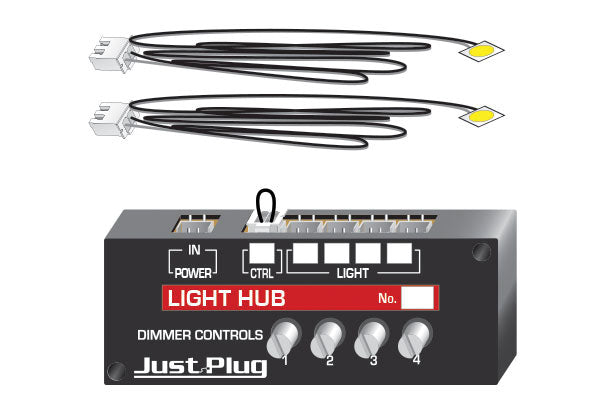 Just Plug™ -- Lights & Hub Set (Warm White)