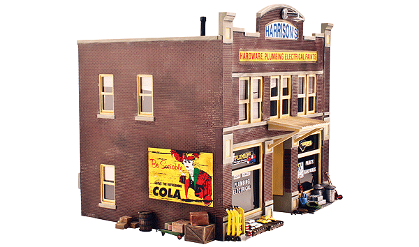 Harrison's Hardware - Built-&-Ready Landmark Structures -- Assembled - 6-5/8 x 8-3/8 x 8-1/2"16.8 x 21.2 x 21.5cm