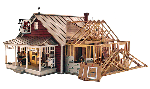 Country Store Expansion - Built-&-Ready Landmark Structures -- Assembled - 13-1/8 x 11"33.3 x 27.9cm