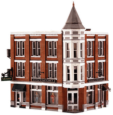 Davenport Deparatment Store - Built-&-Ready Landmark Structures -- Assembled