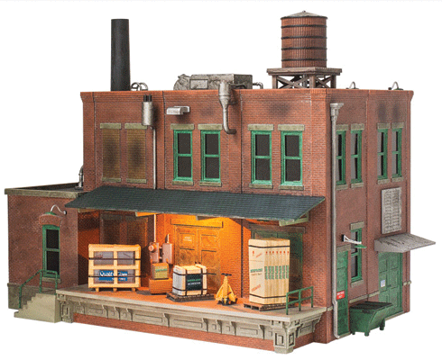 Morrison Door Factory - Built-&-Ready Landmark Structures -- Assembled - 11-7/8 x 10-7/16 x 10-1/16"30.2 x 26.5 x 25.6cm