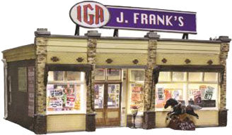 J. Frank's Grocery - Built & Ready Landmark Structures -- Assembled
