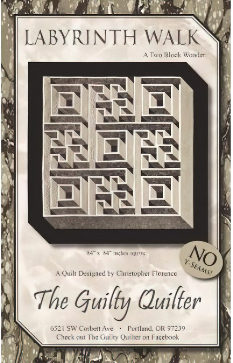 Labyrinth Walk Quilt Pattern by The Guilty Quilter