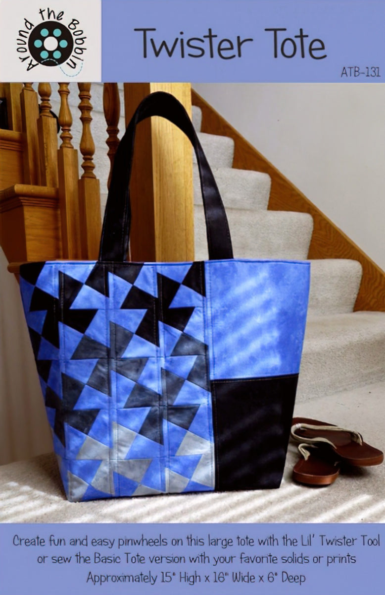 Around The Bobbin: Twister Tote Pattern
