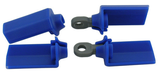RPM 80575 Shock Shaft Guard Associated Blue