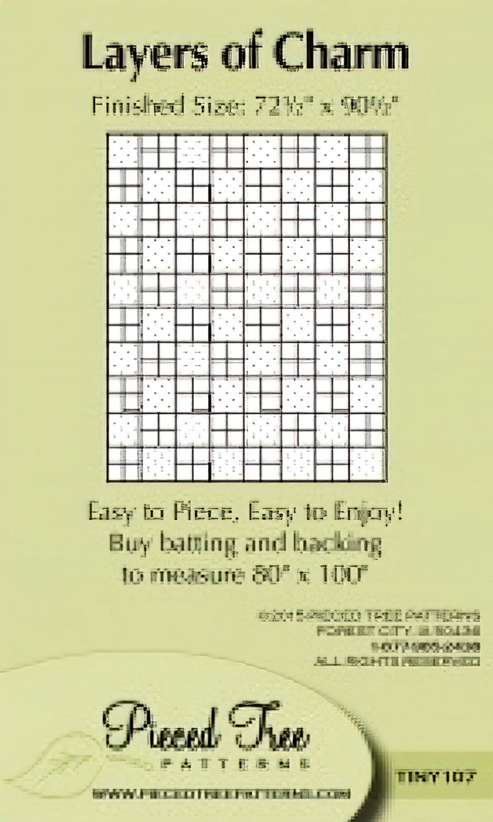 Layers of Charm - Tiny 107 Pieced Tree Patterns