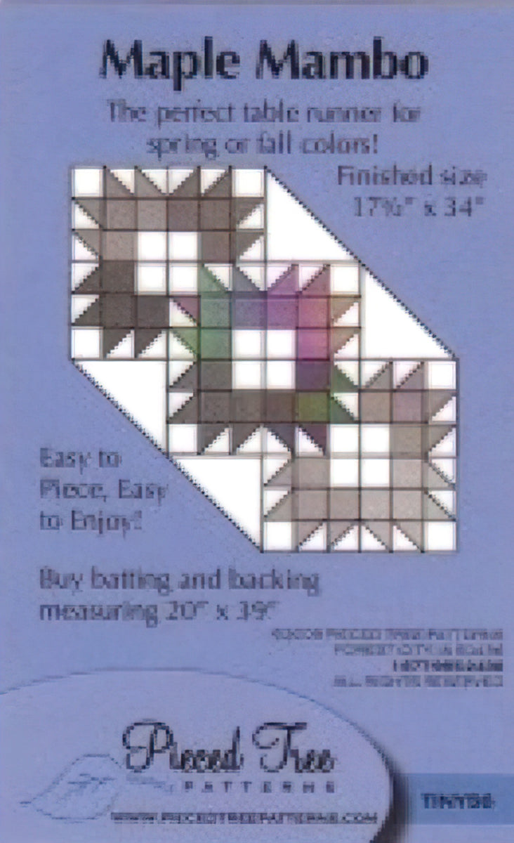 Maple Mambo - Tiny 56 Pieced Tree Patterns