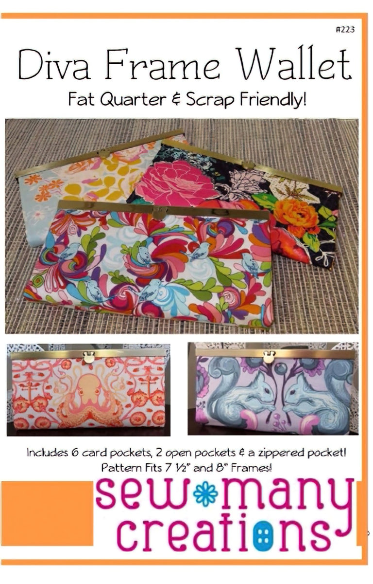 Sew Many Creations - Diva Frame Wallet
