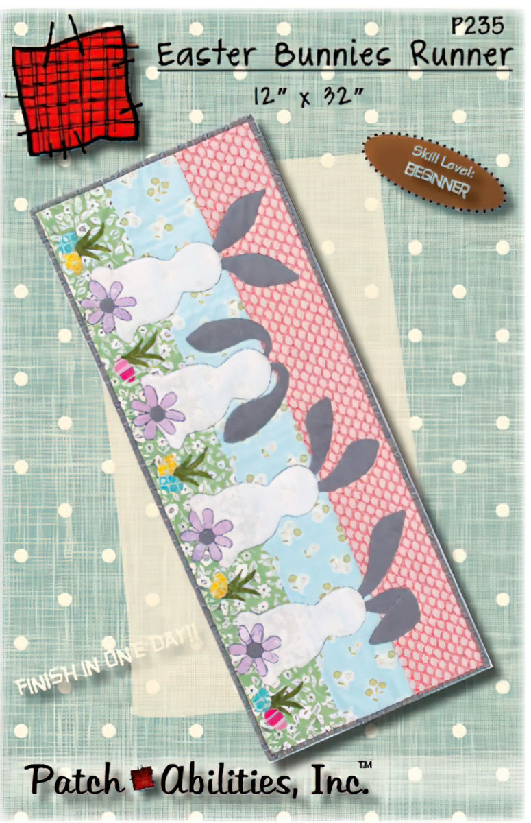 Easter Bunnies Runner Pattern by Patch Abilities