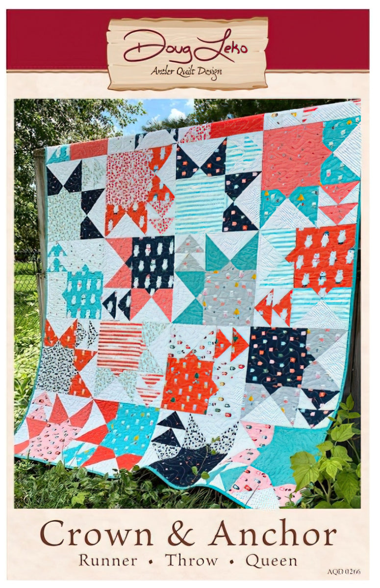 Crown & Anchor Quilt Pattern by Doug Leko Antler Quilt Design