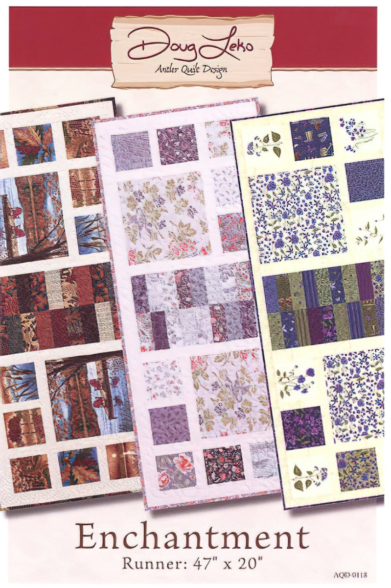 Enchantment Runner Pattern by Doug Leko Antler Quilt Design