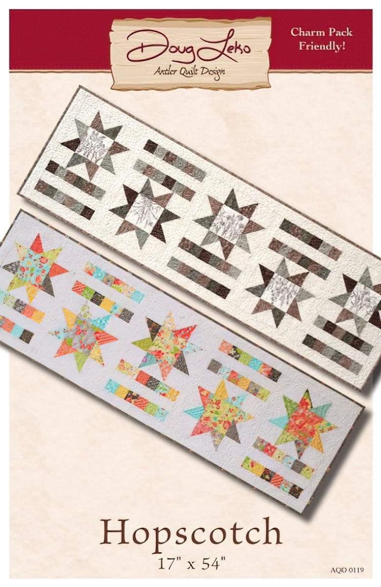 Hopscotch Runner Pattern by Doug Leko Antler Quilt Design