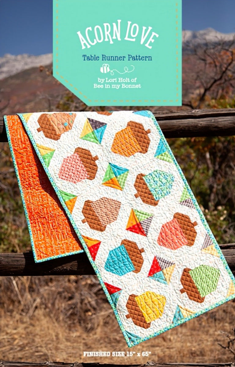 Acorn Love Table Runner Pattern by Lori Holt of Bee in my Bonnet