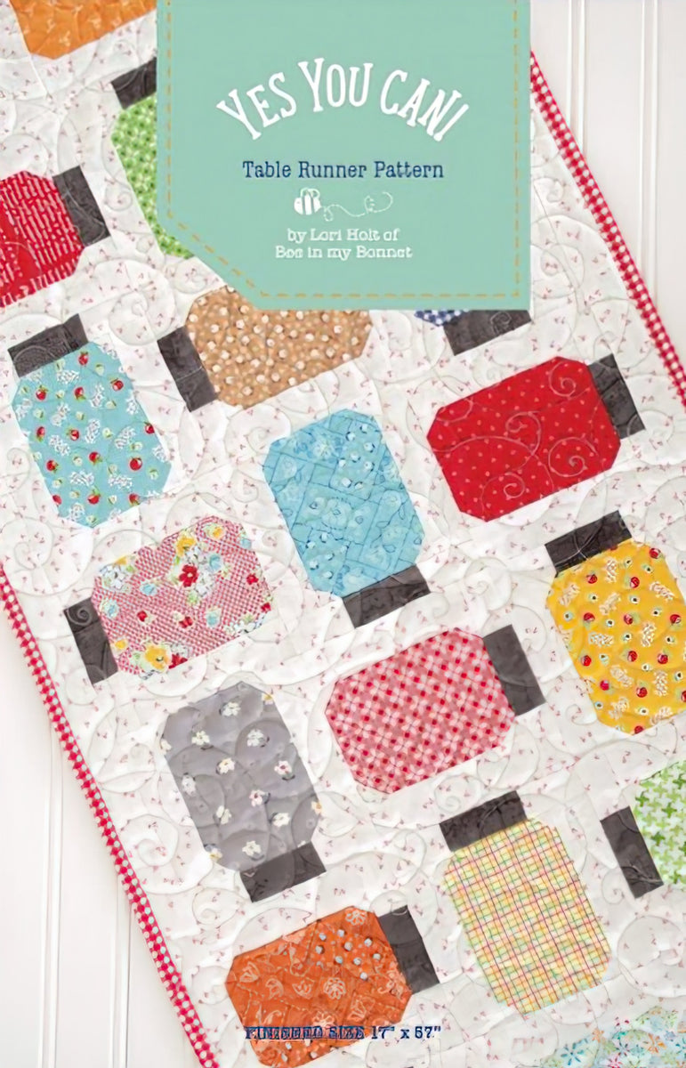 Yes You Can Table Runner Pattern by Lori Holt of Bee in my Bonnet