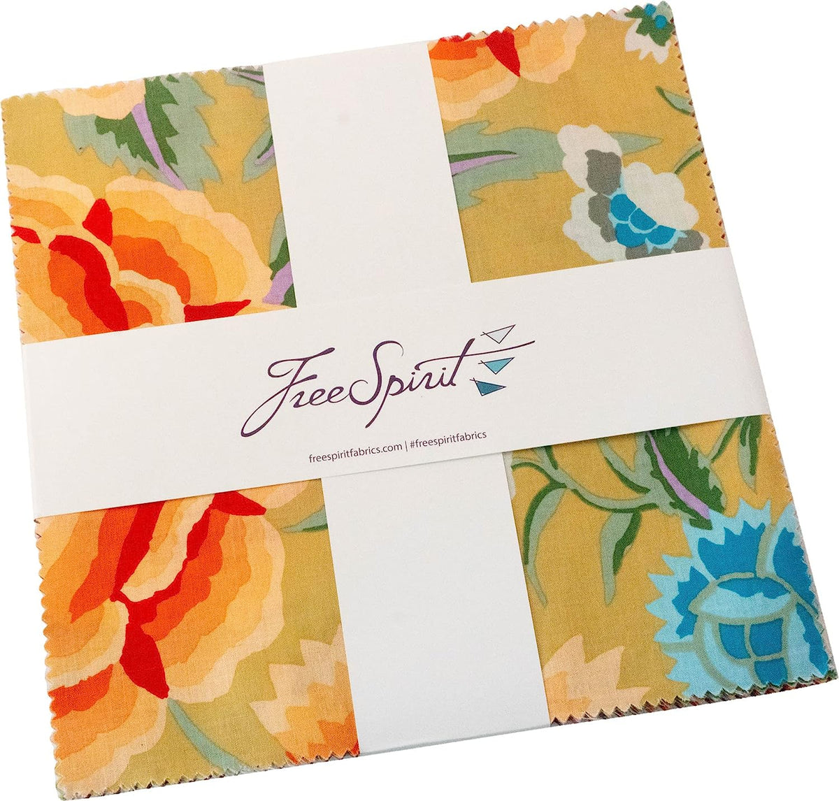 Free Spirit - Kaffe August 2022 WARM 10 inch Charm Pack
